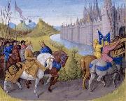 Jean Fouquet Arrival of the crusaders at Constantinople Spain oil painting reproduction